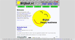Desktop Screenshot of blijbol.nl