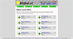 Desktop Screenshot of gamemaker.blijbol.nl